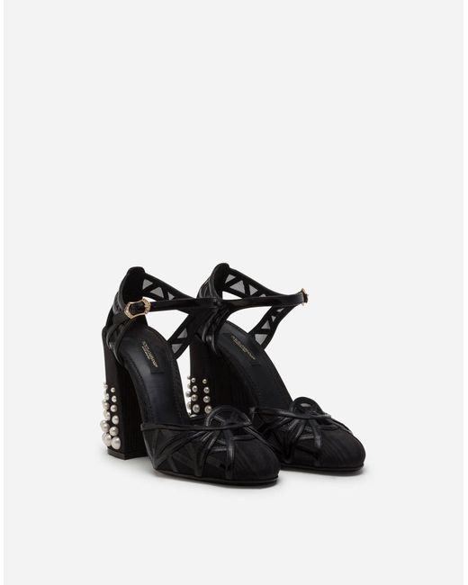 dolce and gabbana t strap heels