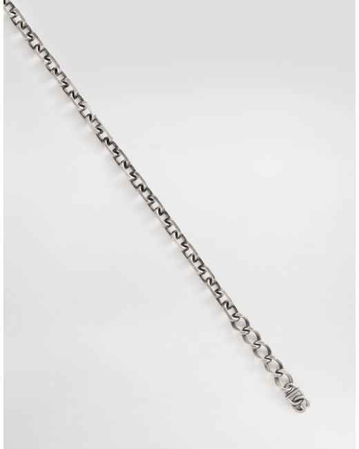 Dolce & Gabbana Metallic Chain Necklace for men