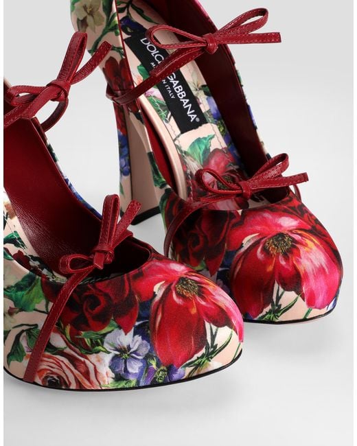 Dolce & Gabbana White Satin Pumps