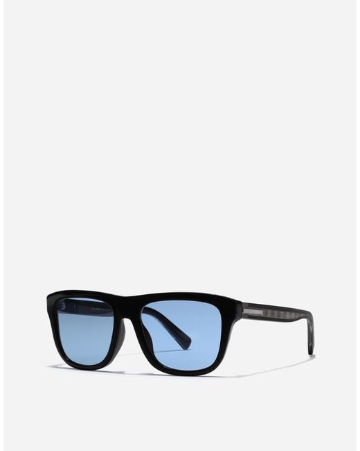 Dolce & Gabbana Blue Maiolica Corallo Sunglasses for men