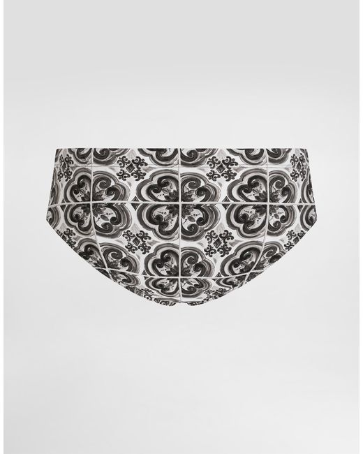 Dolce & Gabbana White Speedo Alto for men