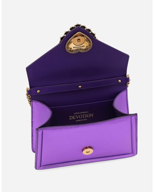 Dolce & Gabbana Purple Borsaspalla-Tracolla