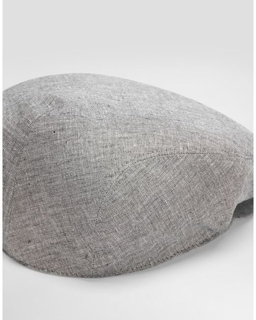 Dolce & Gabbana Flat Cap in Gray für Herren