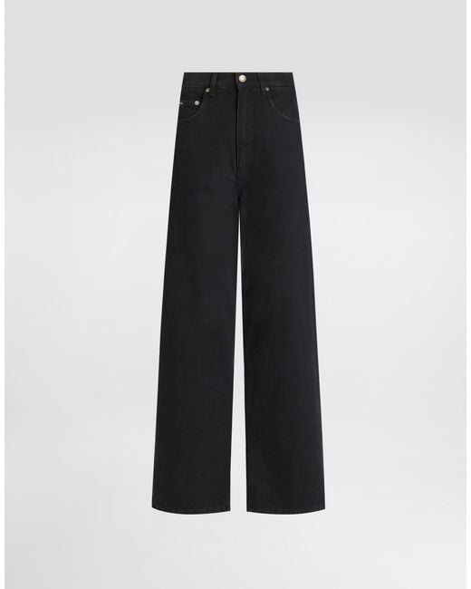Dolce & Gabbana Black 5-Pocket Denim Trousers