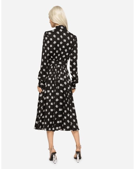 Dolce & Gabbana ベルテッド ワンピース Black