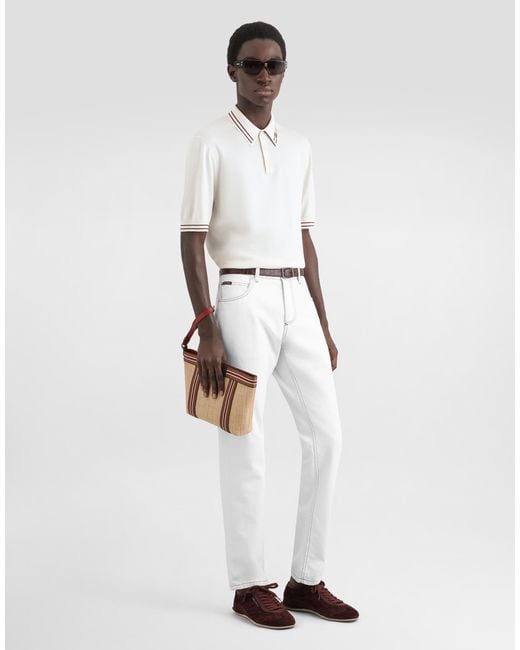 Dolce & Gabbana Natural Polo M/C for men
