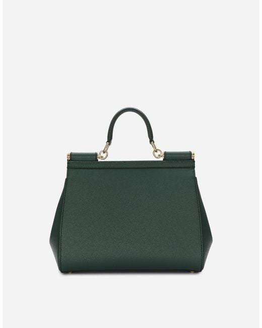 Dolce & Gabbana Green 'sicily' Midi Handbag