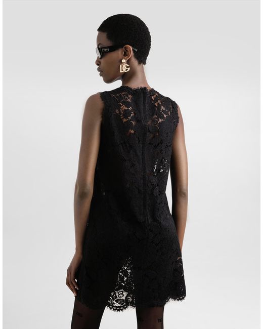 Dolce & Gabbana Black A Line Dress