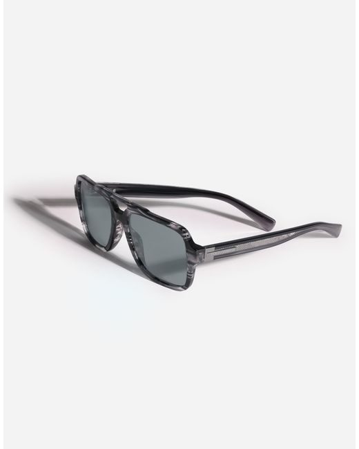 Dolce & Gabbana Gray Sartoria Sunglasses for men