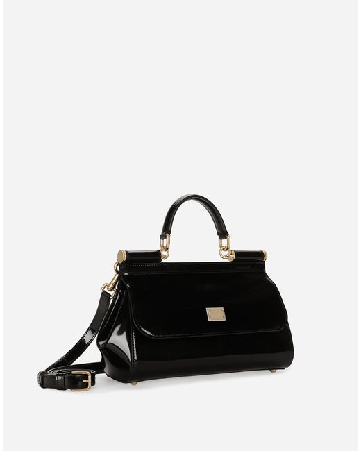Dolce & Gabbana Sicily ロング ハンドバッグ Black