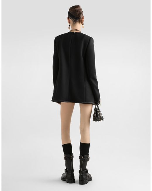 Dolce & Gabbana Black Single-Breasted Jacket