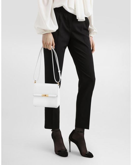 Dolce & Gabbana White Marlene Crossbody Bag