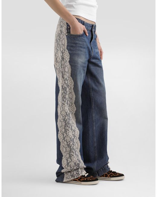 Dolce & Gabbana Blue 5-Pocket Denim Trousers