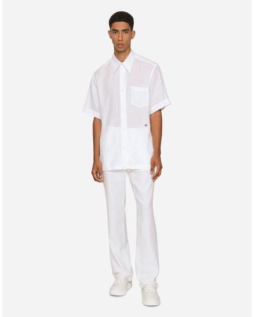 Dolce & Gabbana White Camicia for men