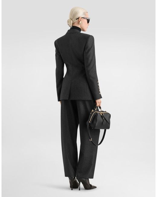 Dolce & Gabbana Black Turlington Single-Breasted Jacket
