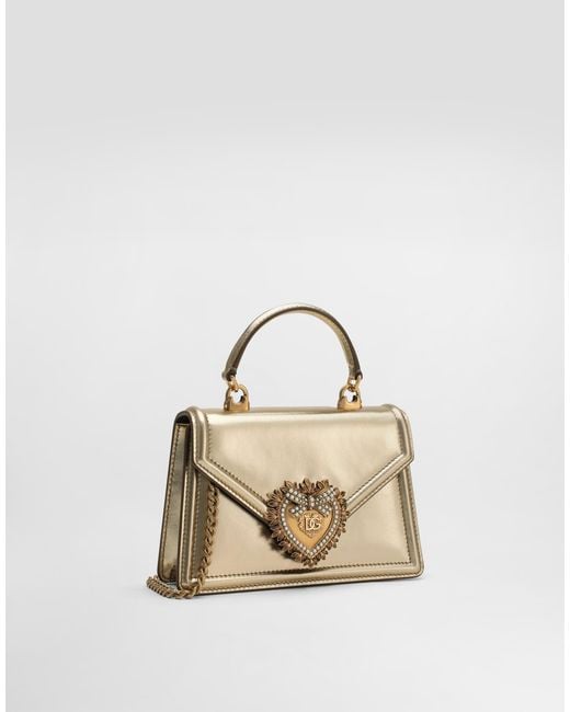 Dolce & Gabbana Yellow Small Devotion Bag