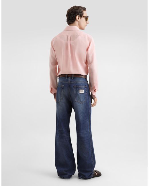 Dolce & Gabbana Pink Shirt for men