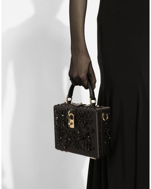 Dolce & Gabbana Black Henkeltasche Dolce Box