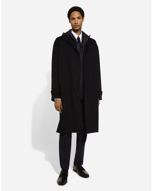 Dolce & Gabbana Zweireihige Jacke Sicilia Aus Wolle in Blue für Herren