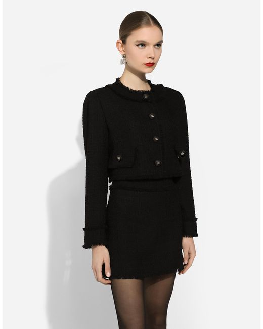Dolce & Gabbana ミニスカート Rachelツイード Black