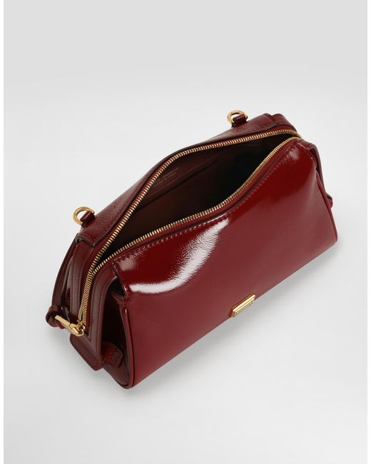 Dolce & Gabbana Red Vittoria Calfskin Handbag