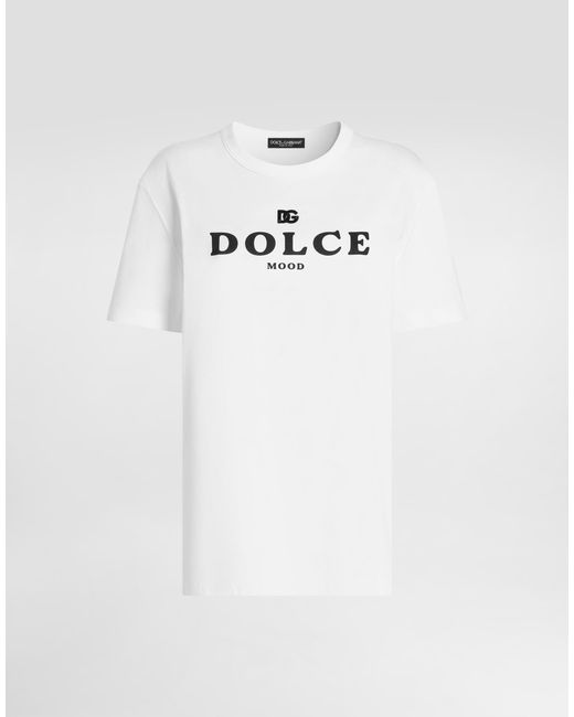 Dolce & Gabbana White Cotton T-Shirt