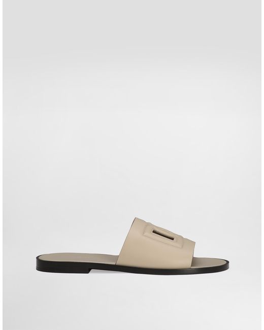 メンズ Dolce & Gabbana サンダル カーフスキン White