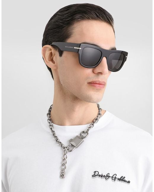 Dolce & Gabbana Metallic Chain Necklace for men