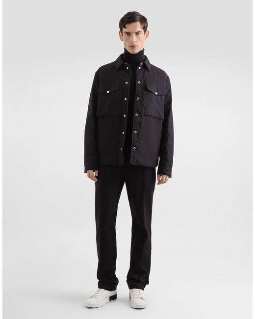 Dolce & Gabbana Black Reversible Shirt Jacket for men