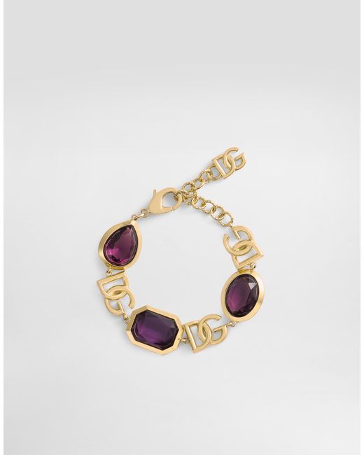 Dolce & Gabbana White Logo Bracelet
