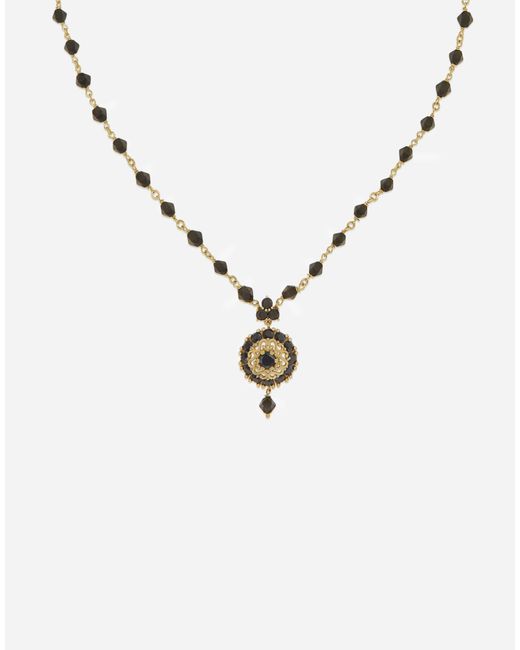Dolce & Gabbana Blue Sicily Necklace 18-Carat, Jades And Sapphires