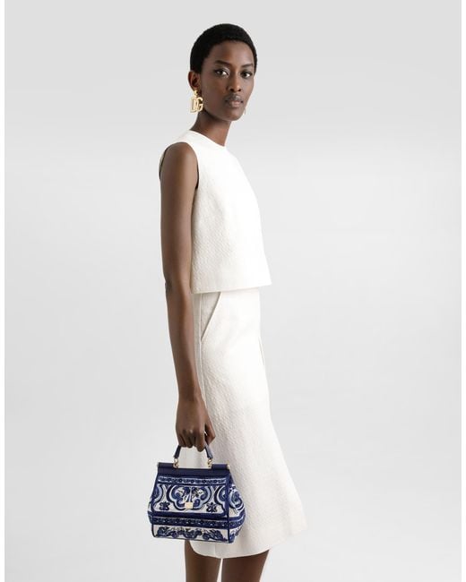 Dolce & Gabbana Blue Dg Exclusive Borsa A Mano