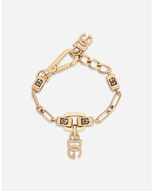 Dolce & Gabbana Armband DG-Logo in Mettallic für Herren | Lyst DE