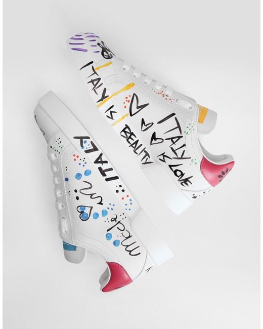 Dolce & Gabbana White Sneakers