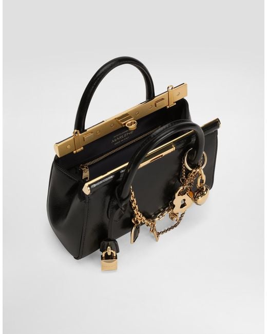 Dolce & Gabbana Black Marlene Day Mini Bag With Charms