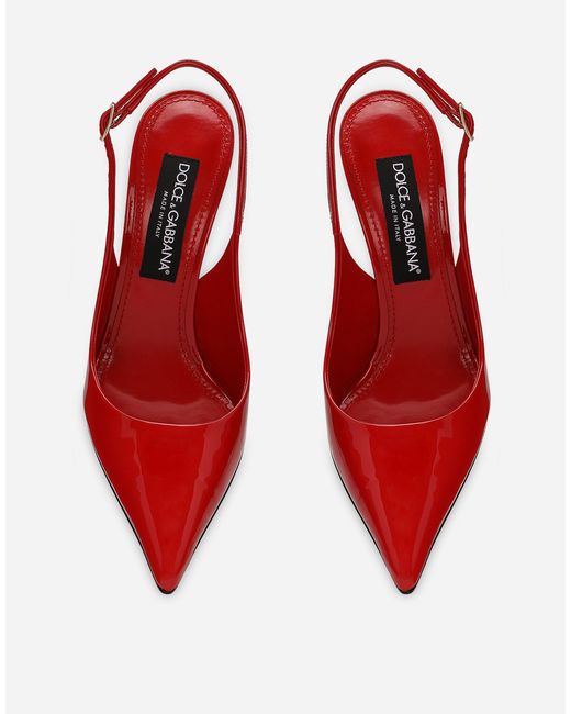 Dolce & Gabbana Red Patent-finish Pumps