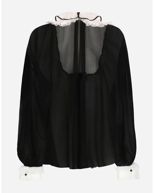 Dolce & Gabbana Black Camicia