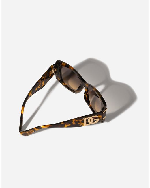 Dolce & Gabbana Black Dg Griffe Sunglasses
