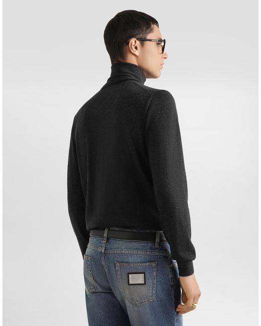 メンズ Dolce & Gabbana Cashmere Turtleneck Pullover Black