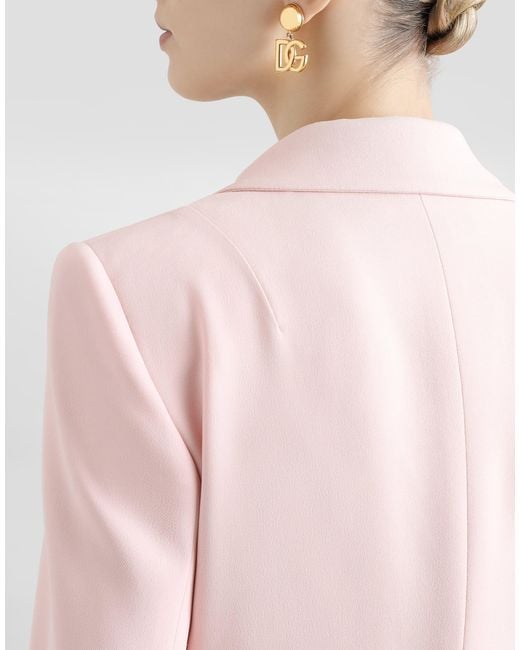 Dolce & Gabbana Pink Tailored Blazer