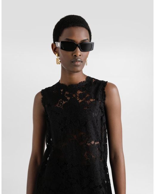 Dolce & Gabbana Black A Line Dress