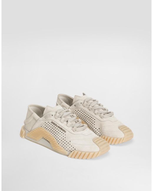 Sneaker Ns1 Slip-On di Dolce & Gabbana in Natural da Uomo