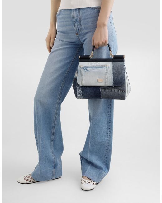 Dolce & Gabbana Blue Medium Sicily Bag