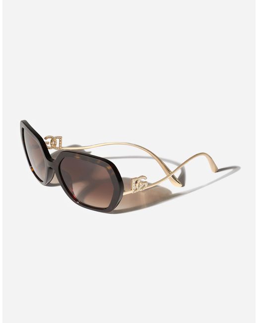 Dolce & Gabbana 「Dgクリスタル」 サングラス Brown