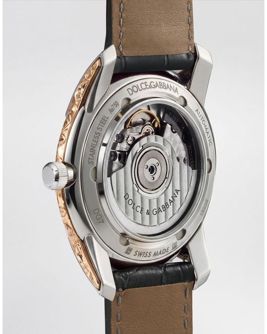 Dolce & Gabbana Gray Dg7 Gattopardo Watch for men