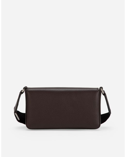 Dolce & Gabbana Brown Deerskin Mini Bag for men