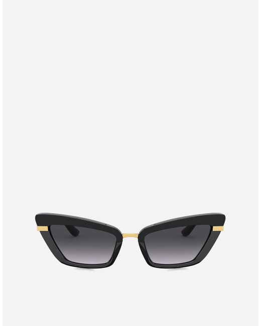 Dolce & Gabbana Multicolor Half Print Sunglasses