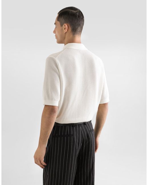 Dolce & Gabbana White Luxury Cotton T-Shirt & Polo For for men