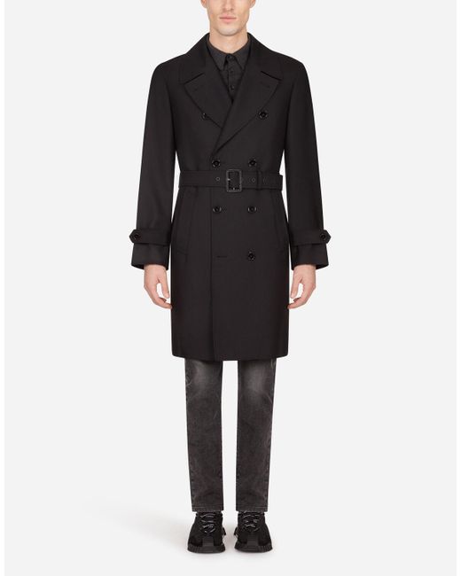 synthetic wool coat