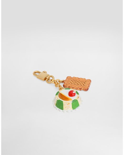 Dolce & Gabbana White Cassatina Keychain Charm